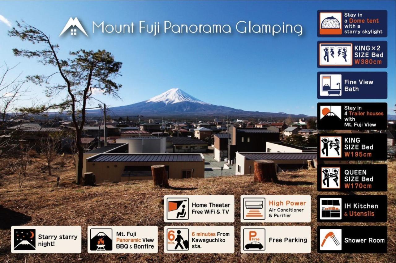 Mount Fuji Panorama Glamping Vendégház Fudzsikavagucsiko Kültér fotó